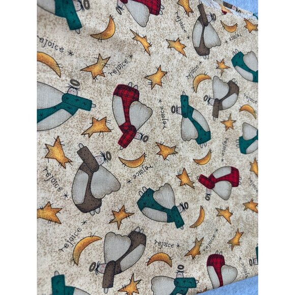 Angelic Fabric Cotton Quilting Material 13" x 35" Button Designs by Chori SSI - Picture 1 of 5